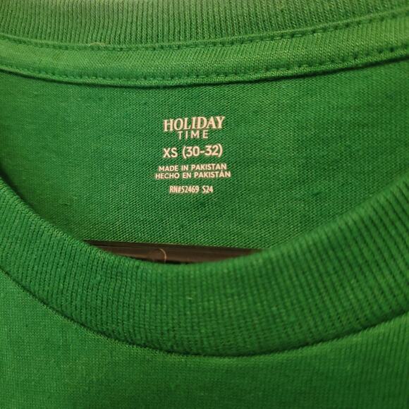 Green Making Spirits Bright Christmas Tee Shirt Men’s Size XS Funny Holiday NWT - Picture 3 of 6